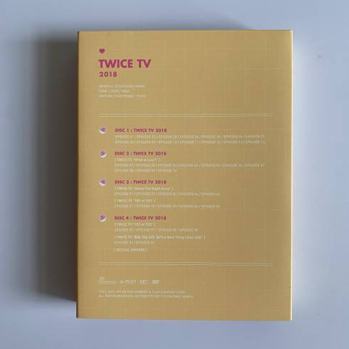 TWICE 'TWICE TV 2018' DVD - UNSEALED (NO PHOTOCARD SET)